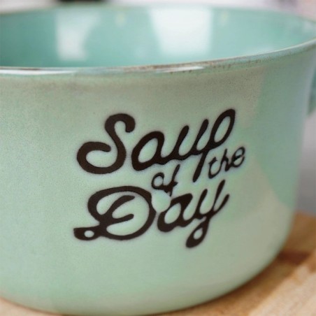 Roheline keraamiline puljongikauss, 600 ml | FreshDesign.ee