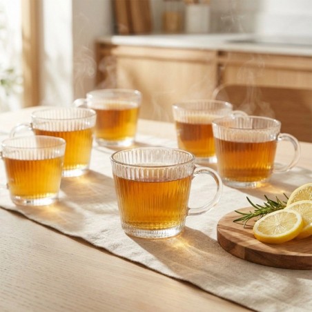 Kohvi- ja teeklaasid 370 ml 6 tk.