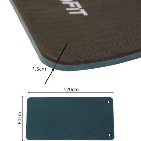 AUKUdega CLUB FITNESS MATT 120x60x2cm ENERO FIT