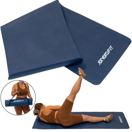 FITNESS MATT NBR libisemisvastane 183x60x1cm SININE + ENERO FIT KATE