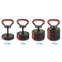 TÄPSELT KOMPOSITNE KETTLEBELL 10KG (4x2,5KG) EB FIT