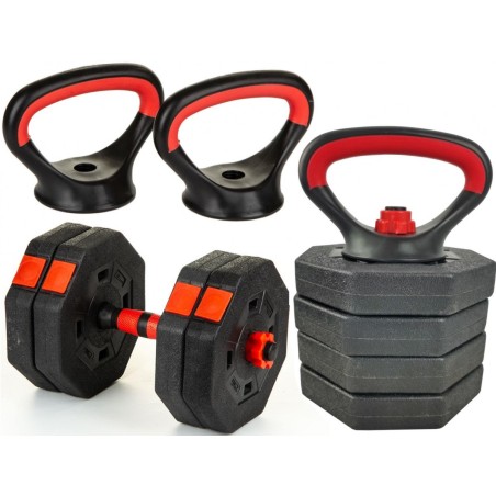 KOMPOSIITSINE KETTLEBELL PUH-UP TÖÖRIISTA 3IN1 10KG EB FIT