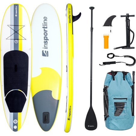 WaveTrip 10’6” G3 SUP aerulaud koos tarvikutega, kollane | inSPORTline