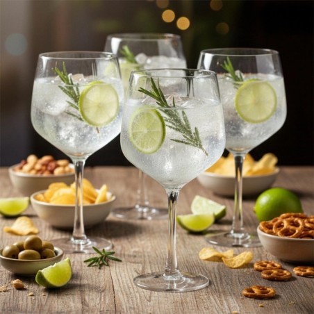 Klaasdžinni klaasid 580 ml, 4 tk.