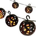 Päikesepatareiga tulekuulid 7 cm, 5 tk (IP44 LED)