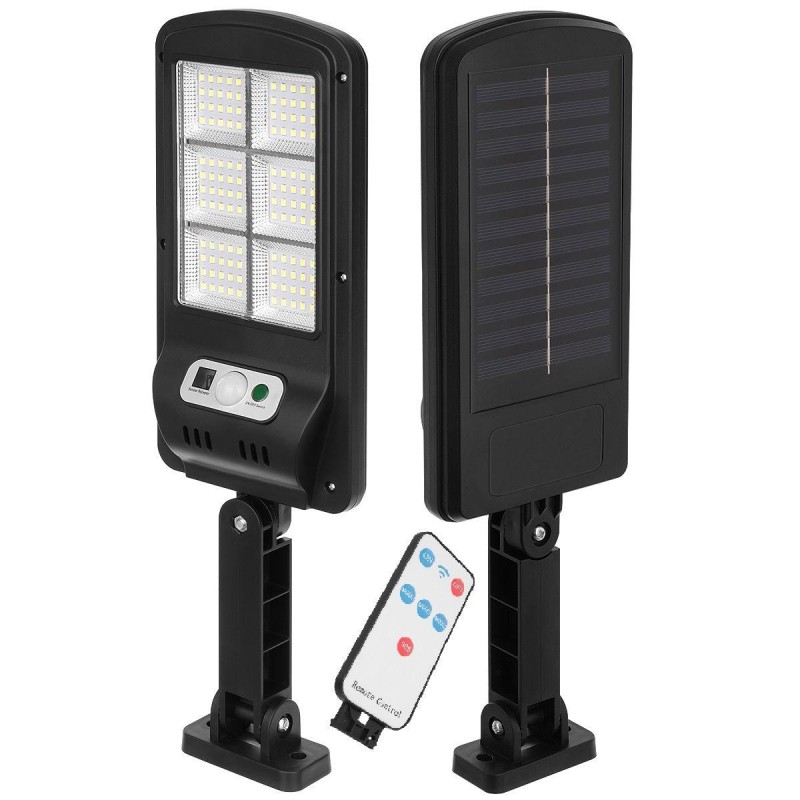 Päikese tänavavalgusti 120 LED-i, SP-6512 • kaugjuhtimispult