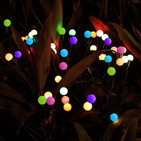 Päikeselamp aeda 6 LED 72 cm värvilised pallid