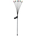 Päikeselamp aeda 6 LED 72 cm värvilised pallid