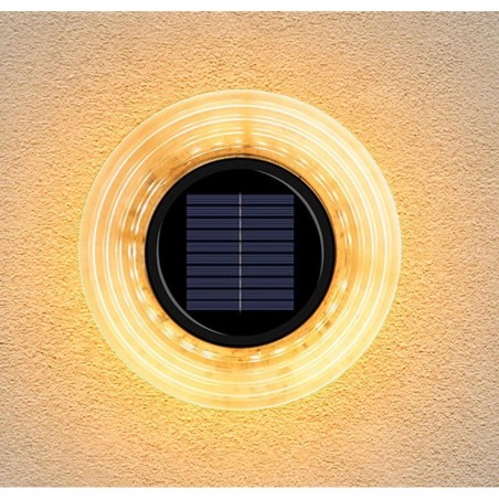 Päikese ketallamp 28 LED-i IP44 must SP-6657