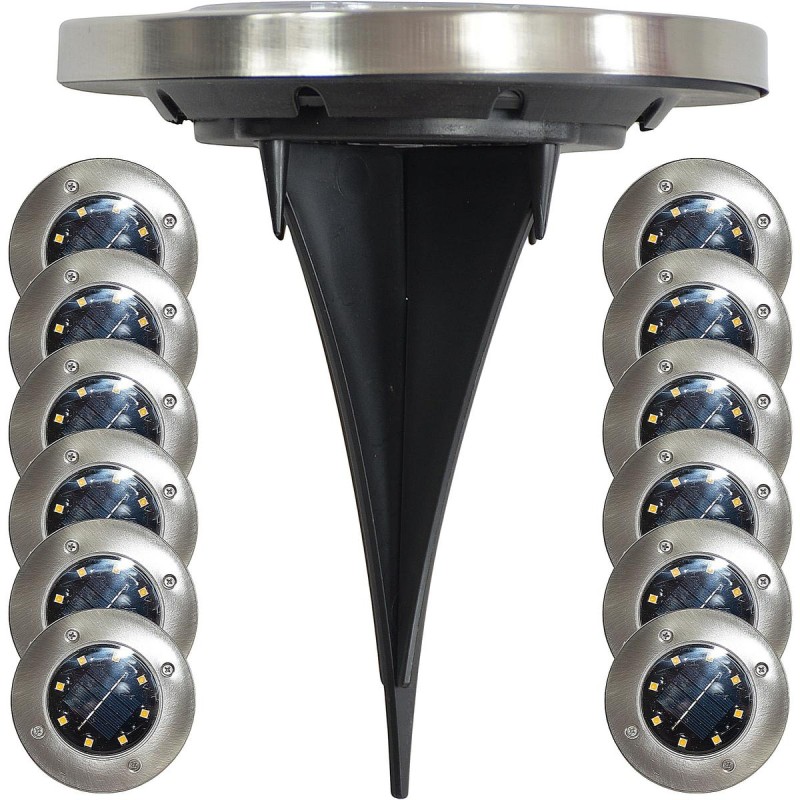 Päikese maasse löödav lamp 8 LED SMD, 12 tk