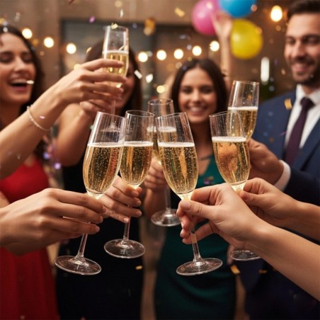 Šampanjaklaasid, klaas, 210 ml, 4 tk. | FreshDesign.ee