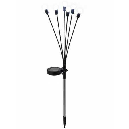 Päikese lamp tuules tantsivate pallidega STL-7237-1, 6 LED, 72 cm, külm valge