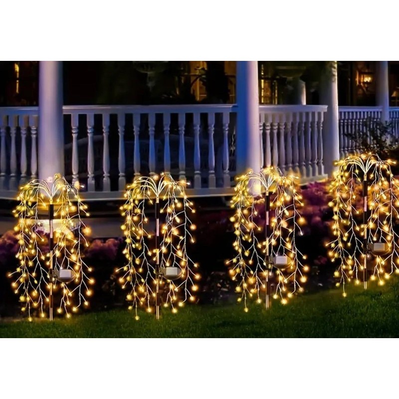 Päikeseenergia puu ilutulede lamp 72 cm, 120 LED