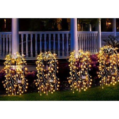Päikeseenergia puu ilutulede lamp 72 cm, 120 LED