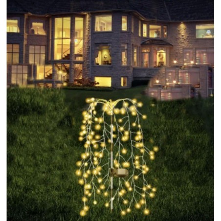 Päikeseenergia puu ilutulede lamp 72 cm, 120 LED