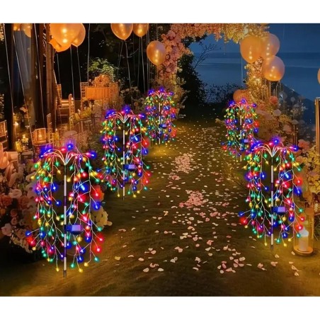 Päikeselamp ilutulestik puu 72 cm, 120 LED