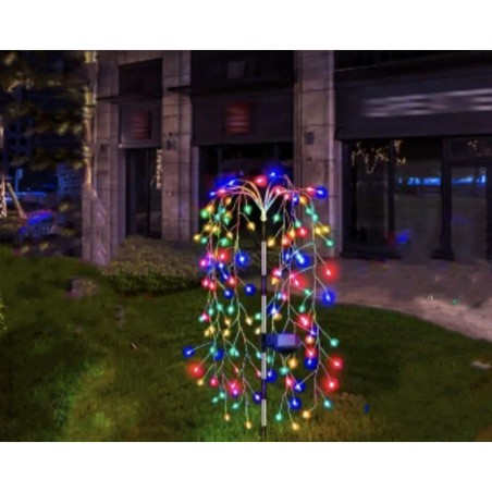 Päikeselamp ilutulestik puu 72 cm, 120 LED
