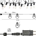 Välivanik LED 12 spiraalset pirni 6,3 m 230 V