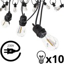 Aiavalgustite vanik Peo valgus välis garland 10 LED pirni, 8 m 230 V