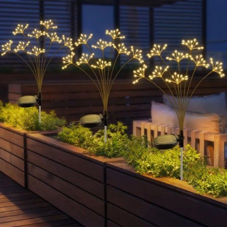 Päikeselamp Dandelion TREE FIREWORKS 72 cm, 60 LED
