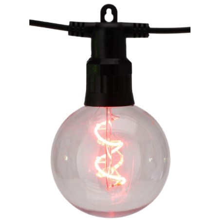 Aiavalgustite vanik Garden garland party valgus 10 LED G80 mitmevärviline taimeriga