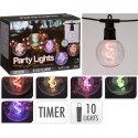 Aiavalgustite vanik Garden garland party 10 LED G80 taimeriga