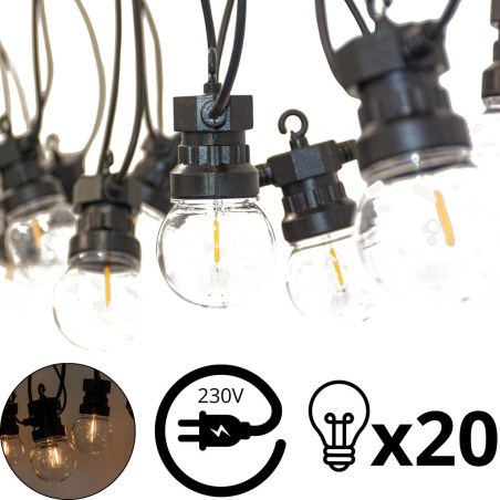 Aiavanik 20 LED välitingimustesse PEOVALGUS AED GARLAND 20LED