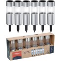 INOX päikeselampide komplekt 6 tk, 4,5 × 15 cm | IP44