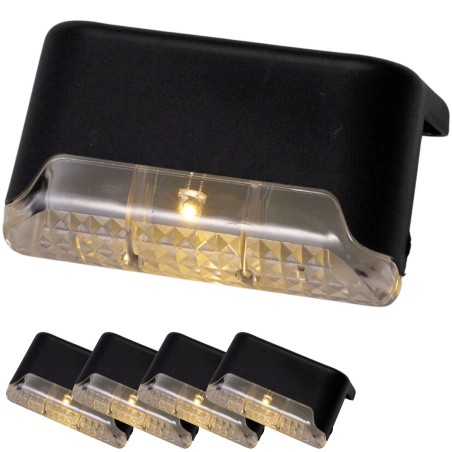 Päikese aiavalgusti LED 4 tk PRO AED – komplekt