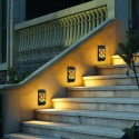 Päikese seinalamp tantsivate leekidega 36 LED-i