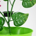 Päikeselamp päevalilledega potis, 3 LED, roheline