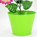 Päikeselamp päevalilledega potis, 3 LED, roheline