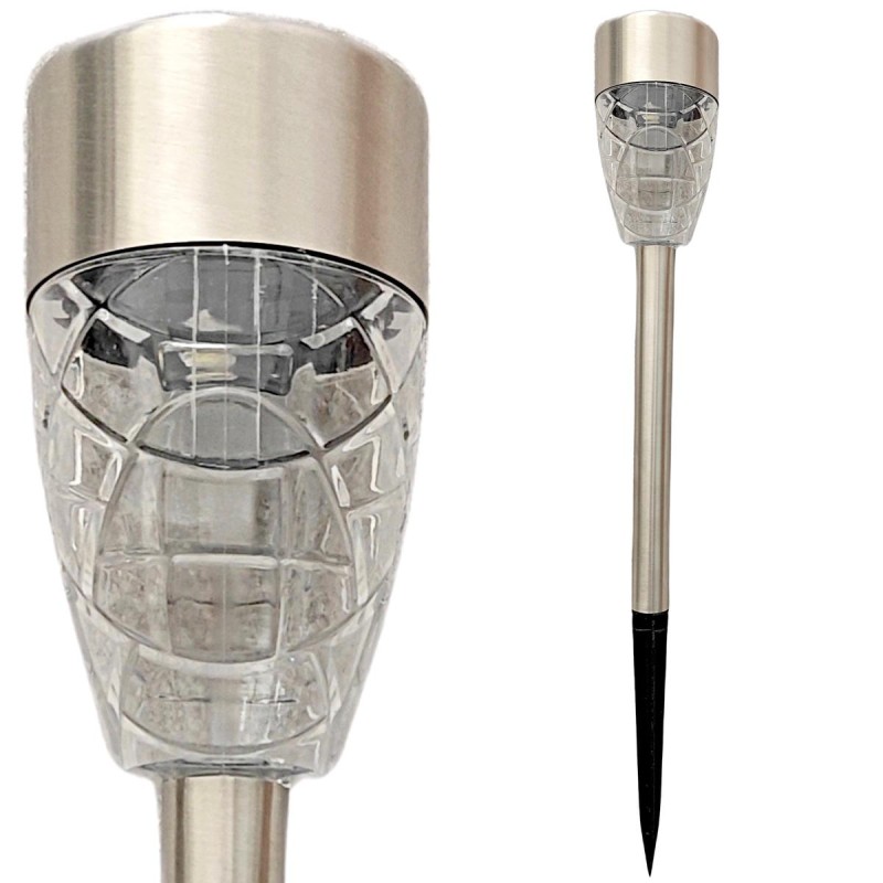 Päikeseaiavalgusti 5,5×39,5 cm INOX PRISM (SS-6287)