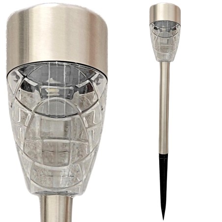Päikeseaiavalgusti 5,5×39,5 cm INOX PRISM (SS-6287)