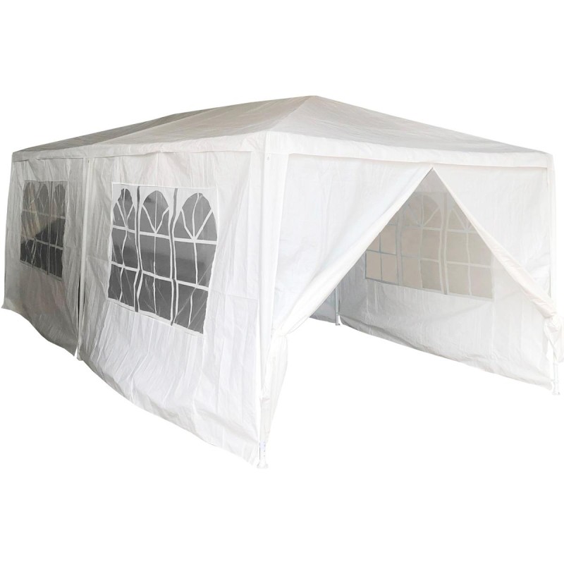 Pavilion aiatelk 6x3 m koos 6 seinaga, valge