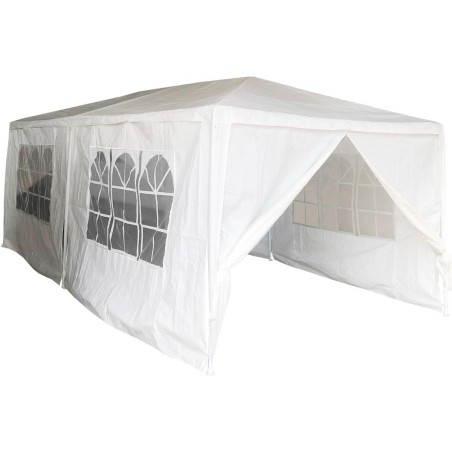 Pavilion aiatelk 6x3 m koos 6 seinaga, valge