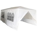 Pavilion aiatelk 6x3 m koos 6 seinaga, valge