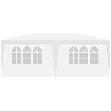 Pavilion aiatelk 6x3 m koos 6 seinaga, valge