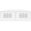 Pavilion aiatelk 6x3 m koos 6 seinaga, valge