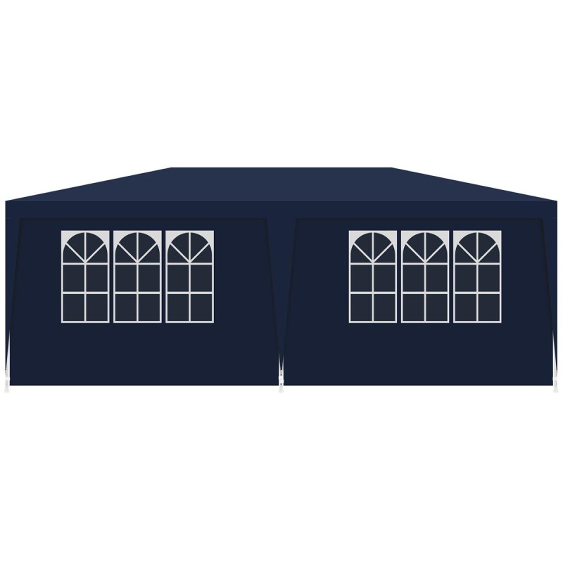 Pavilion 6x3 m aiatelk PE + 6 seinaga meresinine