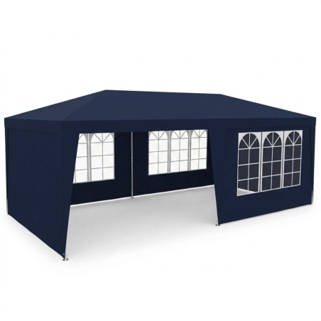 Pavilion 6x3 m aiatelk PE + 6 seinaga meresinine
