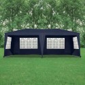 Pavilion 6x3 m aiatelk PE + 6 seinaga meresinine