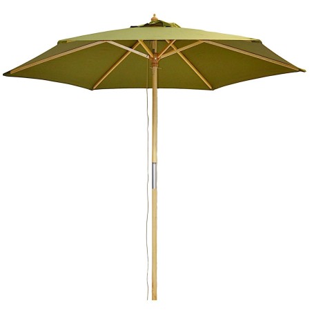 Puidust aia vihmavari 250 cm, kokkupandav, roheline
