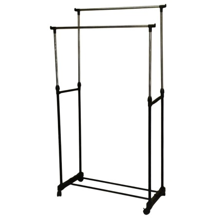 Riidepuu stange 80x42x90–160 cm – reguleeritav ja rattaga
