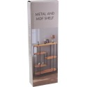 Ovaalne 5-korruseline lillepostament 77×30×95 cm MDF ja metall