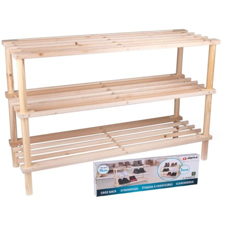 Alpina puidust kingariiul 3 taset 74 × 26 × 48,5 cm