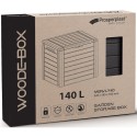 Aiakast 140 liitrit pruun WOODEBOX puidukast