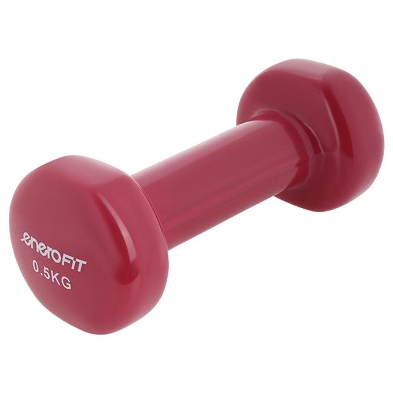 0,5 kg vinüülhantel VDB ENERO FIT kirsi punane
