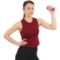 0,5 kg vinüülhantel VDB ENERO FIT kirsi punane