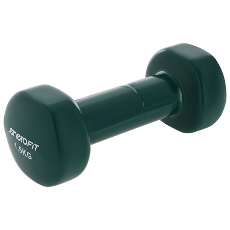 1,5 kg vinüülhantel VDB ENERO FIT roheline